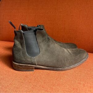 To Boot Dark Brown Suede Chelsea Boots
